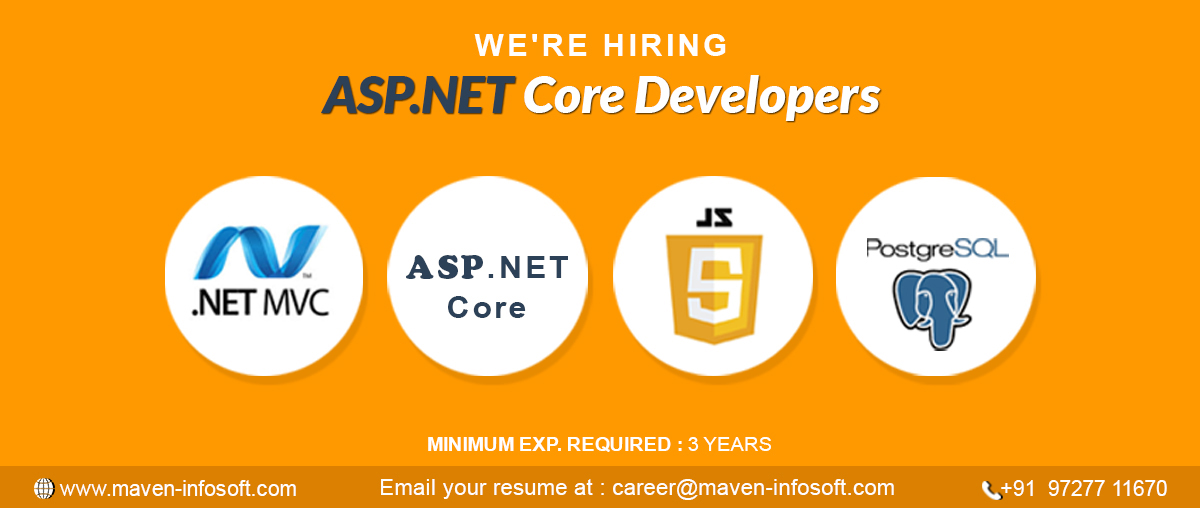 Vacancies Asp.Net Core Developers